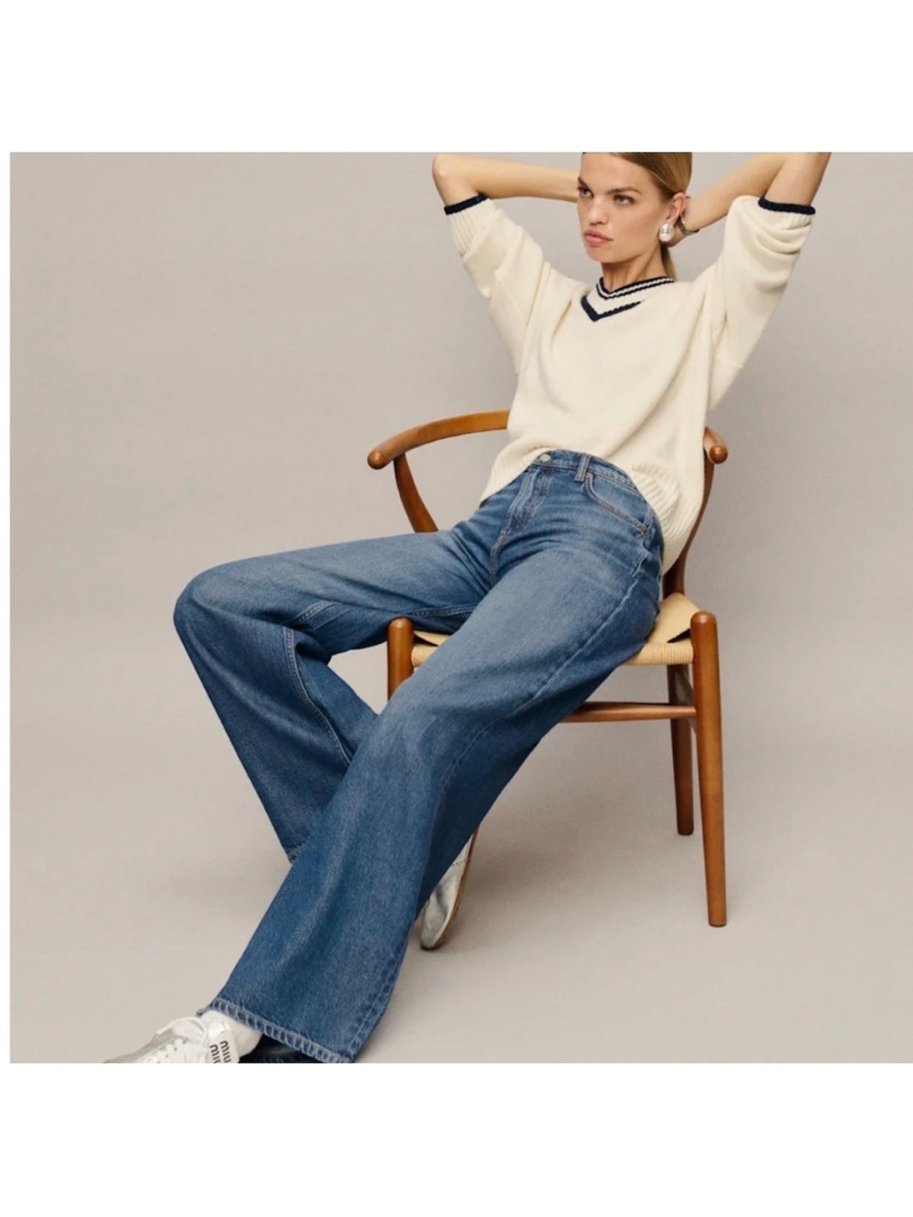Reformation Rui Lived-In Wide Leg Baggy Jeans BRAND NEW, NEVER WORN